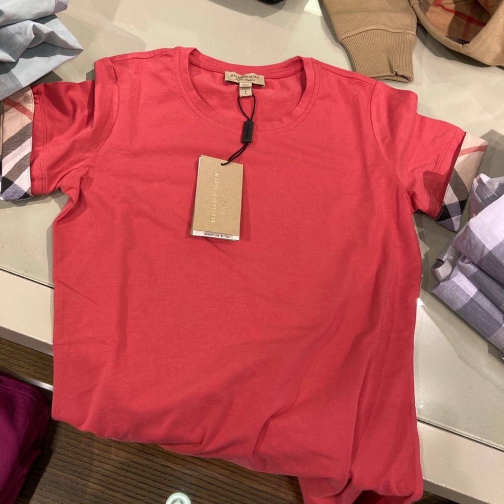 Burberry Classic Short Sleeves Check Tee